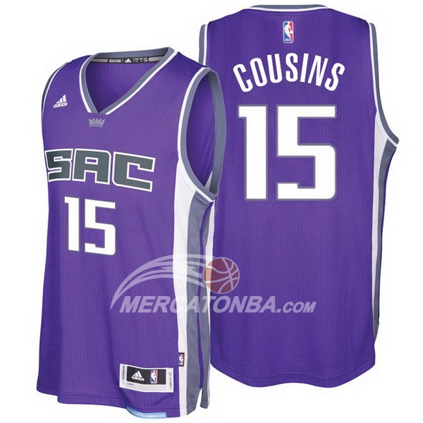 Maglia NBA Cousins Sacramento Kings Purpura